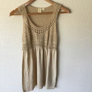 Anthropologie Yellow Bird tank top